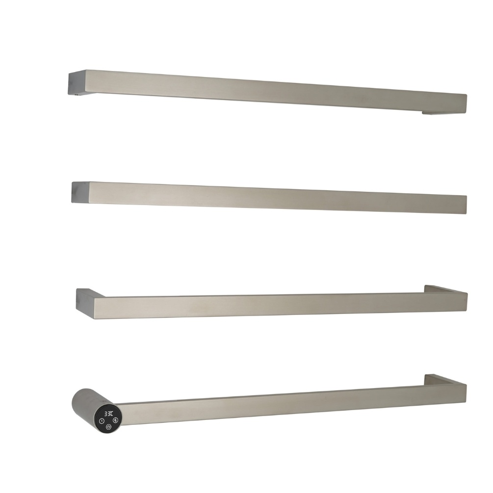 JTP Zyon Stainless Steel 630mm x 486mm Electric Designer Towel Rail Cut Out